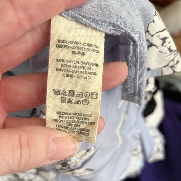 Free People  "Rita" Tiered Periwinkle Midi Dress- NWY, size S - Picture 12 of 13